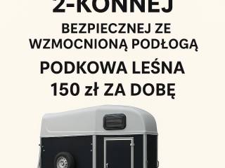 Wynajmę przyczepę 2 konną