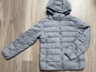 Wiosenna pikowana kurtka UNIQLO M szara