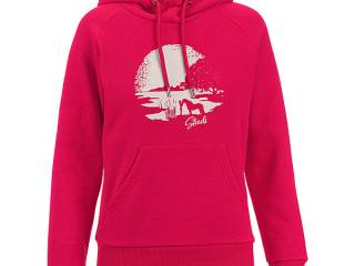 bluza Steeds Livie, r. XS, różowa, ocieplana, z kapturem, NOWA