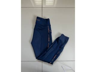 Bryczesy/ legginsy jeździeckie dziecięce 152/158 Equi Rider granatowe