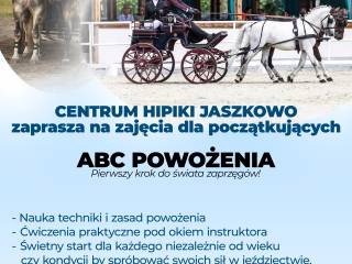Kurs powożenia oraz szkółka dla każdego w CH Jaszkowo