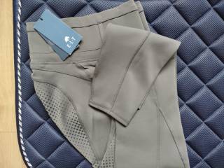 Hanna High Waist Leginsy Jeździeckie, mud, Waldhausen, 38