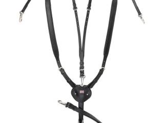 napierśnik Claridge House Jump, r. FULL, skokowy, skórzany, elastyczny, NOWY