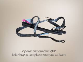 Piękne ogłowie anatomiczne Full