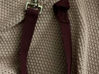Pasek pod ogon od derki eskadron nici burgundy