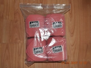 owijki Eskadron, różowe, r. full, polarowe, komplet, stan bdb