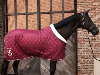 Derka ps of sweden stajenna 50g , 145 cm bordowa