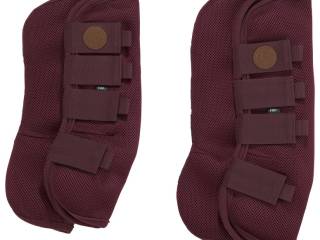 ochraniacze Felix Buhler Mesh, PONY, bordowe, komplet, 4 szt, NOWE
