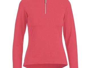 bluzka Fengur Lilja, r. XL, koszulka, koralowa, długi rękaw, NOWA