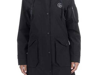 płaszcz Felix Buhler Emily, r. XS, czarny, przejściowy, Wodoodporny (8000 mm), wiatroszczelny, oddychający (5000 MVP), NOWY