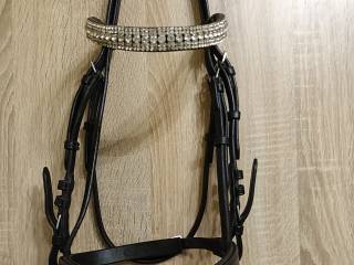 Ogłowie COB czarne śliczne