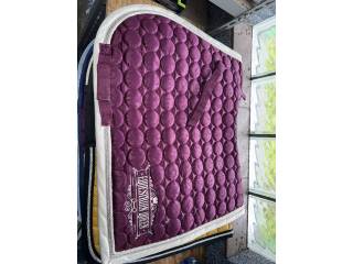 Zestaw czaprak nauszniki equestrian queen