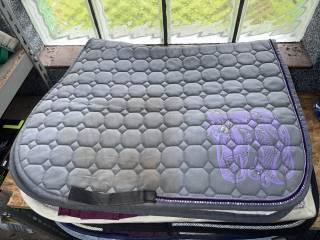 Zestaw nauszniki i czaprak equiline