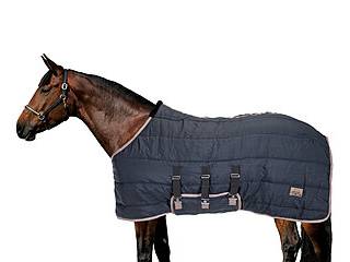 derka Thermo Master PullOver, r. 155 cm, 200 g, granatowa, stajenna, używana