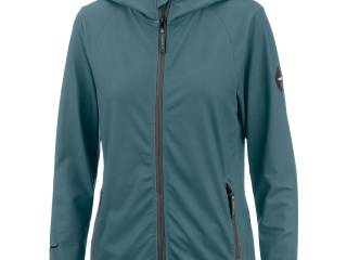 kurtka Ranch - X Alice, r. S, turkusowa, wiatroodporna, z kapturem, bdb