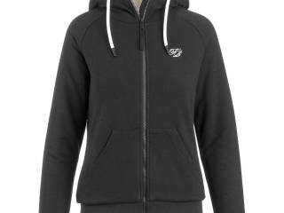 bluza Felix Buhler Kaja, r. S, czarna, z futrem, ociepnana, bdb z wadą