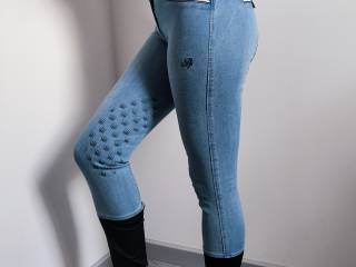 Bryczesy spooks 38 M kolanowy silikon