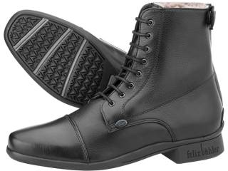 sztyblety Felix Buhler Venezia, czarne, r. 36, skórzane, zimowe, ocieplane, NOWE