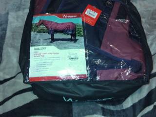 Nowa derka Whitaker Combo Turnout Larkspur/1200d/300g/170cm