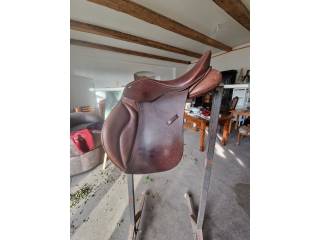 Siodło Daw Mag Hubert wszechstronne brązowe