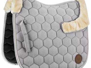 czaprak Felix Buhler Knitted Collection, DR, szary, ujeżdżeniowy, NOWY