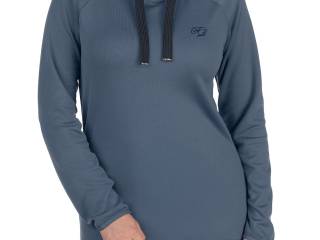 bluza Felix Buhler Jill, r. S , niebieska, damska, z kapturem, jak nowa z wadą