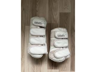 Komplet ochraniaczy ujeżdżeniowych Catago białych full