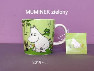 Muminki KUBEK Moomin Arabia Finland - MUMINEK - z naklejką i zawieszką