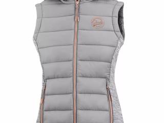 kamizelka Steeds Liah, r. XL, z kapturem, szara, bdb z wadą