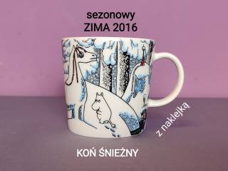 Muminki KUBEK Moomin Arabia Finland - ZIMA 2016 - Koń Śnieżny