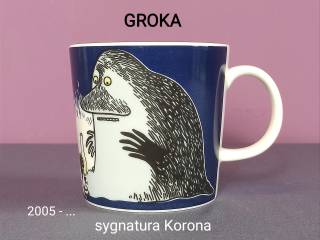 Muminki KUBEK Moomin Arabia Finland - sygnatura korona - BUKA