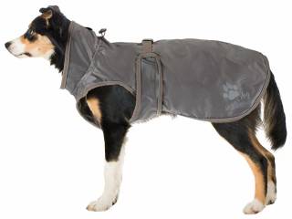 derka dla psa Sugar Dog Eldoro II, XXXL (68cm), 3w1, przeciwdeszczowa, szara, z polarem, jak nowa