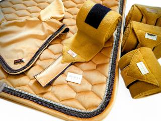 Horss czaprak Velvet Glam - Gold