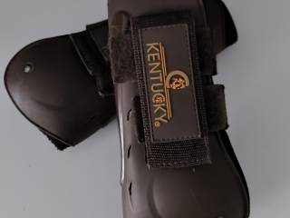 Ochraniacze Kentucky brązowe skokowe Full