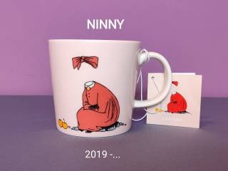 Muminki KUBEK Moomin Arabia Finland - NINNY pudrowa - jasno różowa