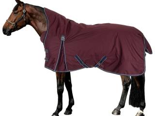 derka Thermo Master Jesco II, r. 115 cm, 0 g, bordowa, padokowa, z polarem, NOWA