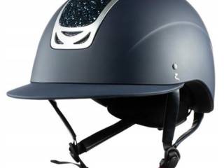 Horze Kask jeździecki Apex Crystal VG1 granatowy 49-51cm