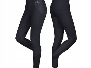Bryczesy damskie jeździeckie pełny lej Fair Play Armida kolor CZARNY L