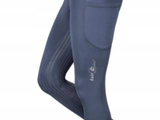 Breginsy damskie jeździeckie Pauline Fair Play stalowoniebieski rozmiar 158