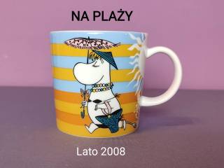 Muminki KUBEK Moomin Arabia Finland - LATO 2008 - Na plaży