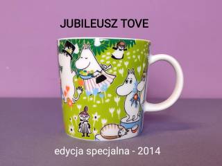 Muminki KUBEK Moomin Arabia Finland - JUBILEUSZ TOVE - specjalny 2014