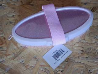 Szczotki różowe brokatowe