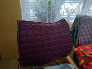 Burgundowy czaprak GP/ full