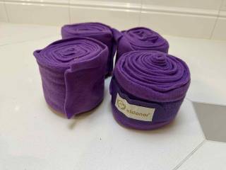 Owijki Eldonor fioletowe komplet