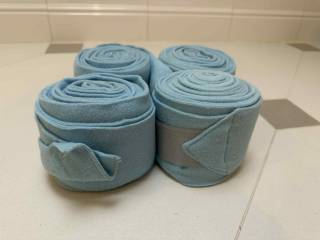 Błękitne owijki komplet 4 szt