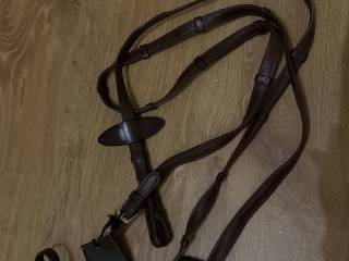 Wodze montar brązowe, full, nowe