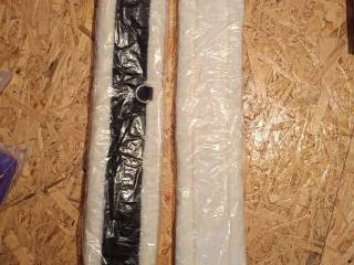 Popręg z futrem 115 cm 135 cm