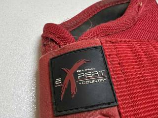 Ochraniacze crossowe Expert-Country czerwone L