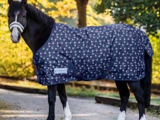 Nowe derki padokowe na polarze wzór w koniki i serduszka PRZECENA Z 379 ZŁ!!!