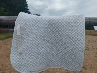 Czaprak dla konia biały FULL sprzęt jeździecki